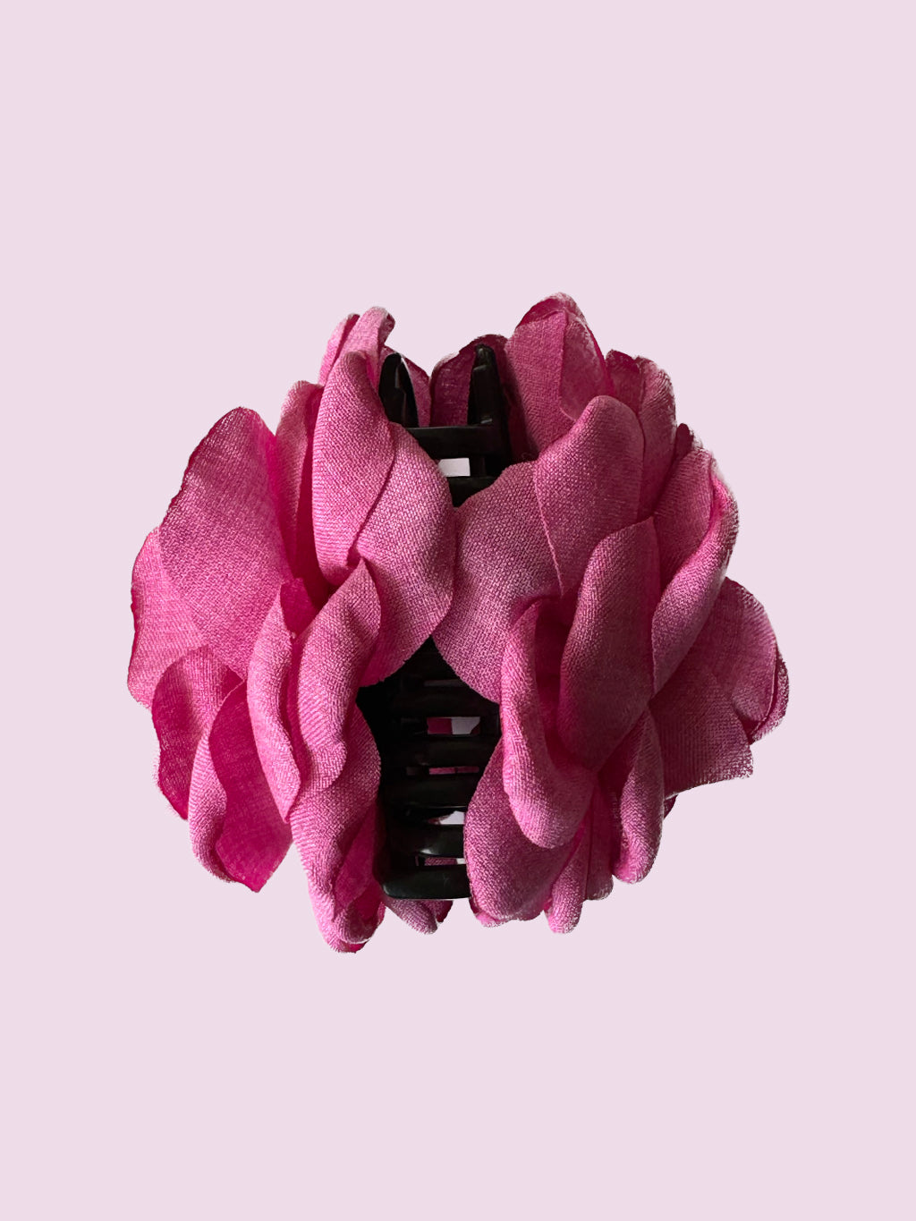 Rose Hot Pink Hair Clip