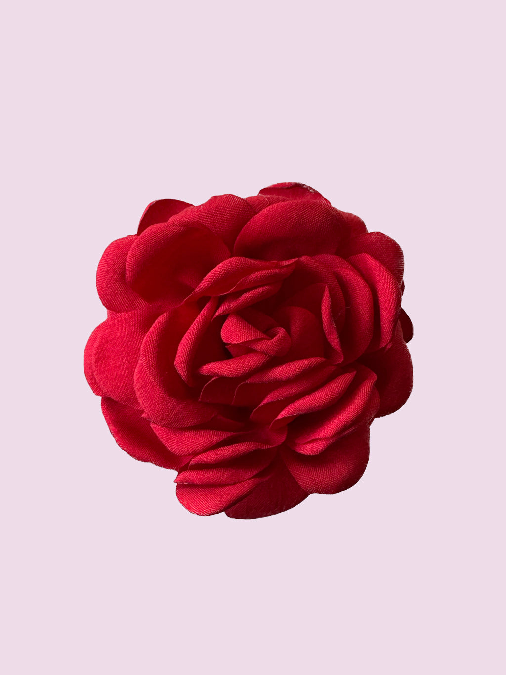 Red Rose Hair Clip