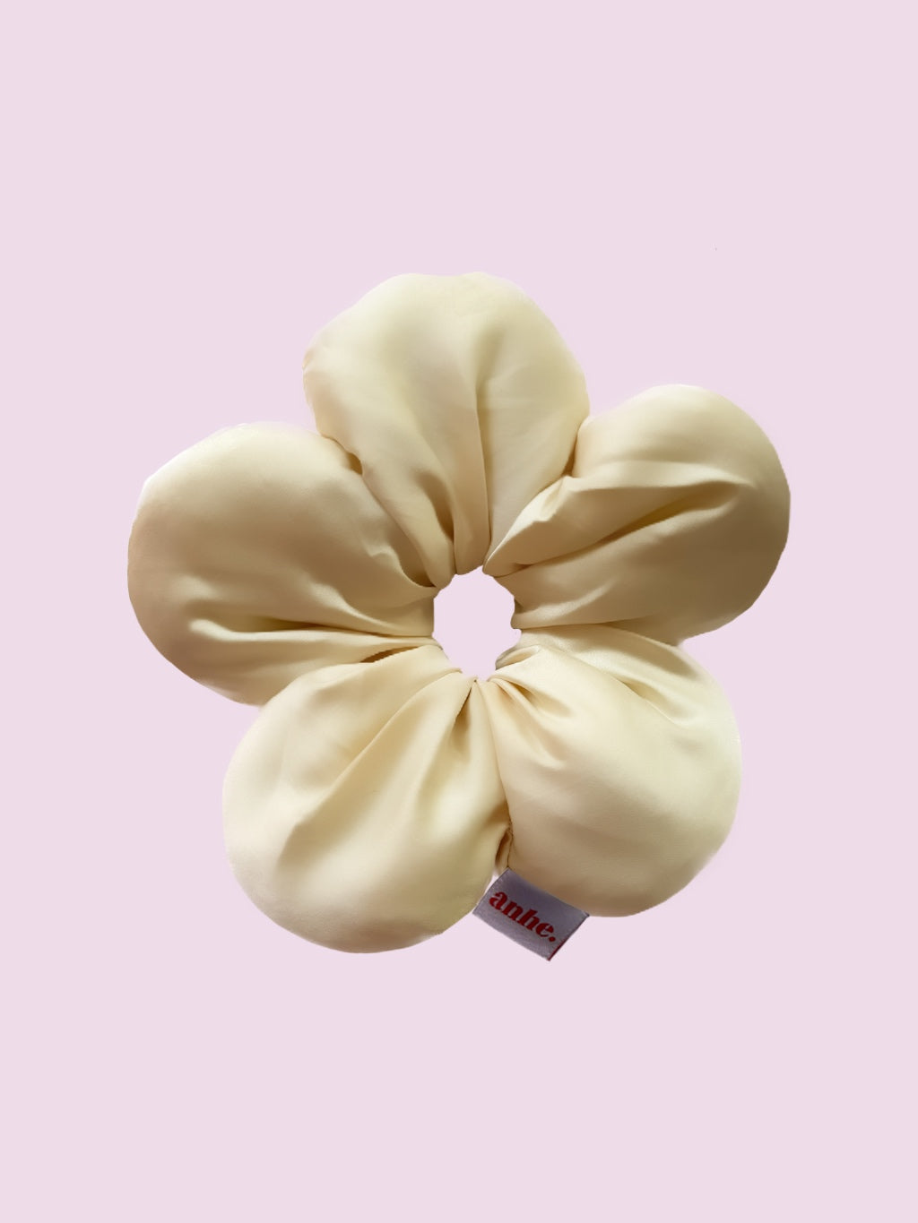 Beige Scrunchie