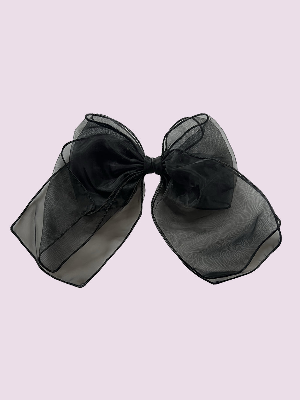 Black Organza Bow