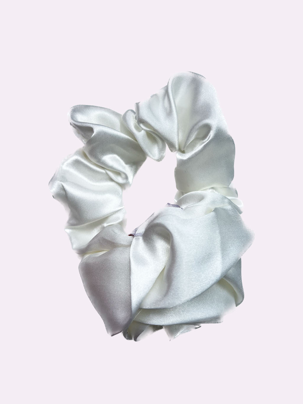 White Rose Scrunchie