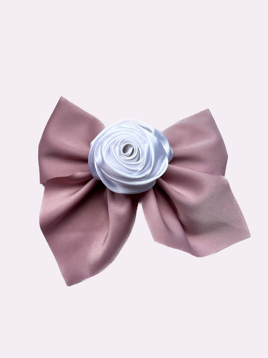 Pink Rose Bow