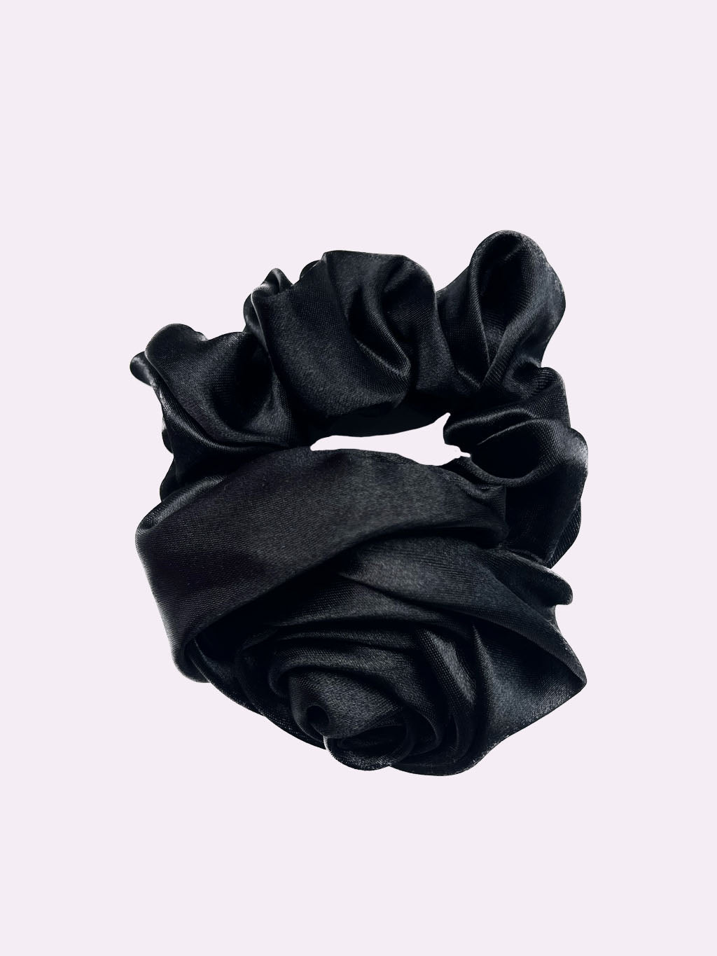 Black Rose Scrunchie