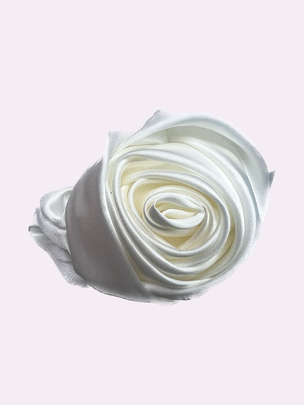 White Rose Scrunchie