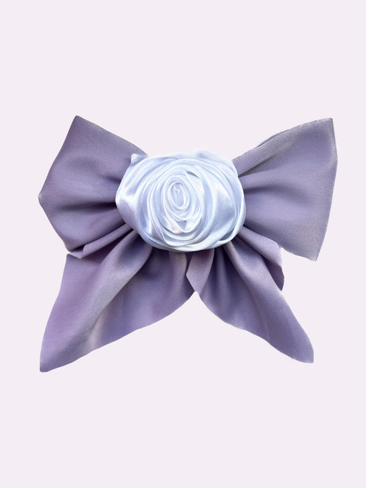 Lilac Rose Bow