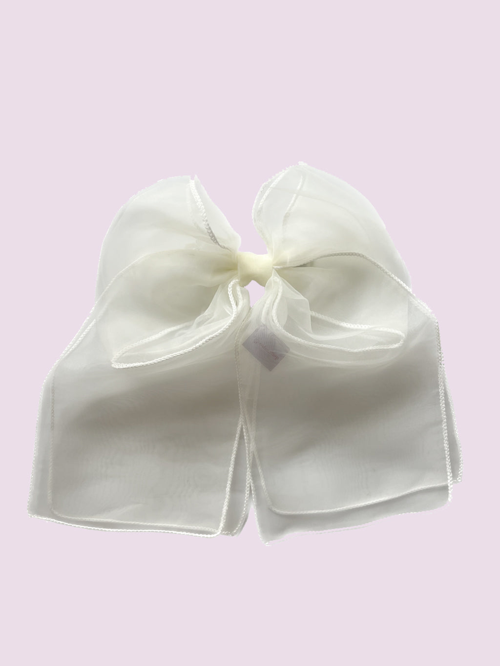 White Organza Bow