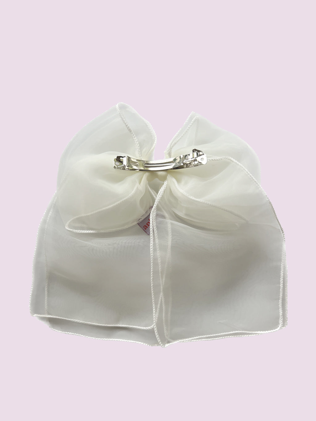 White Organza Bow