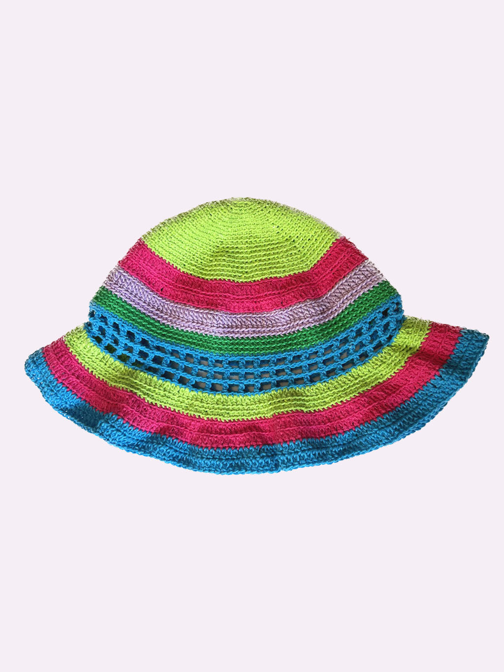 Multicolor Crochet Bucket Hat