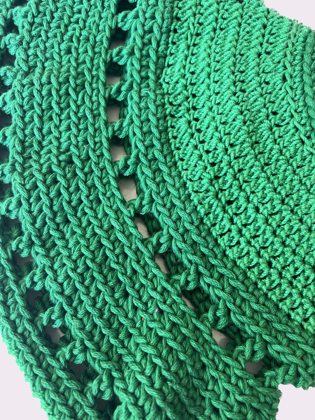 Green Crochet Bucket Hat