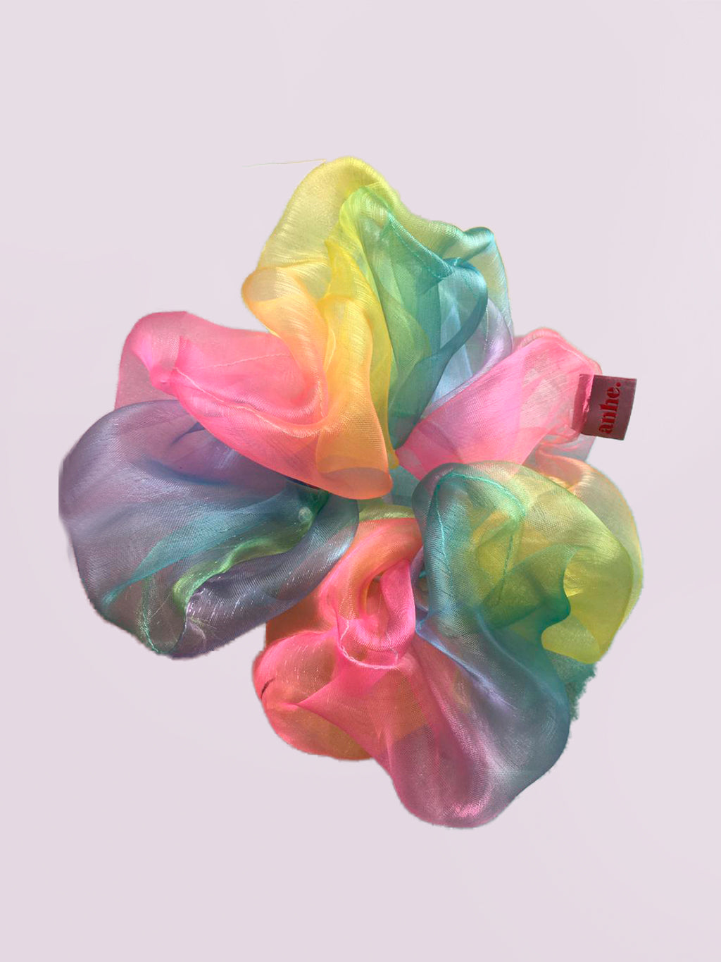 Pastel Rainbow Scrunchie